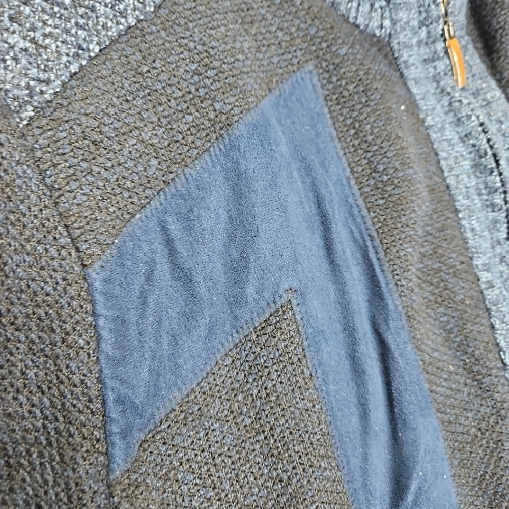 🛍 Vintage Knitwear Usicon Men Navy Blue Cardigan Sweater Dress Sweater L - Picture 6 of 14
